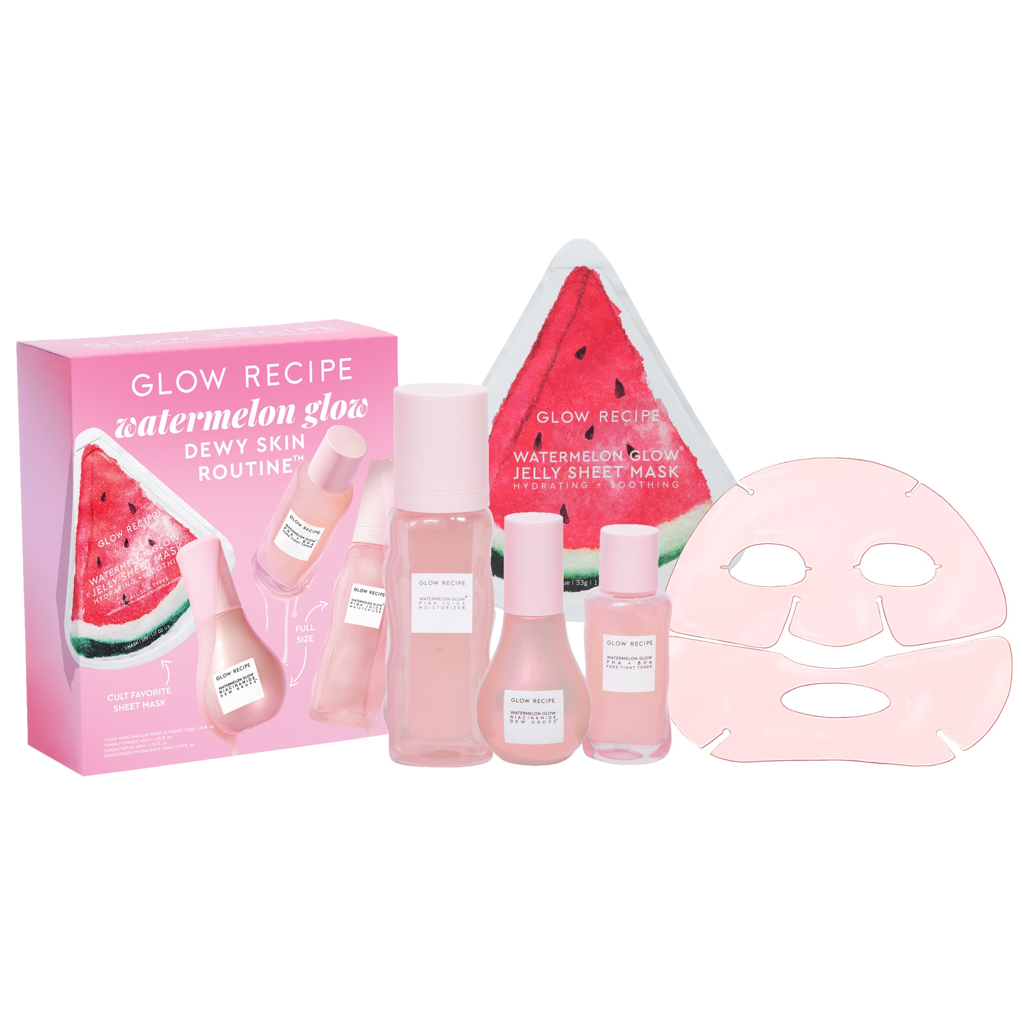 WATERMELON GLOW DEWY SKIN ROUTINE™ (SET DE RUINA PARA UNA PIEL LUMINOSA)